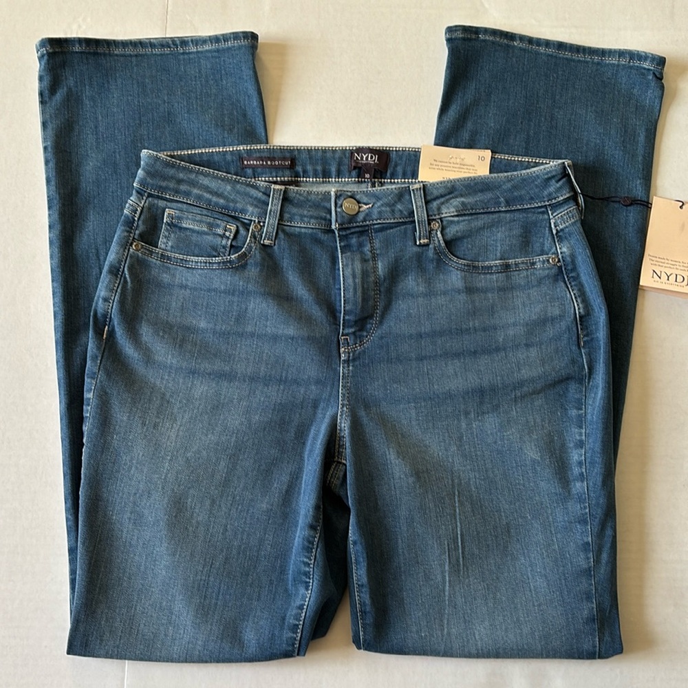 NYDJ BARBARA BOOTCUT Jeans Size 10. Color Lovesick NWT